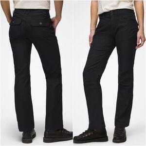 Prana Halle Pant II Convertible Pants Black Coal Size 8